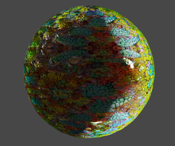 ArtStation - Seamless textures and materials | Magic crystal reptile ...