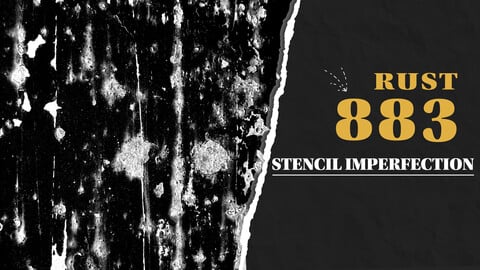 MEGA RUST PACK --- 883 High Quality Useful Stencil Imperfection vol.2