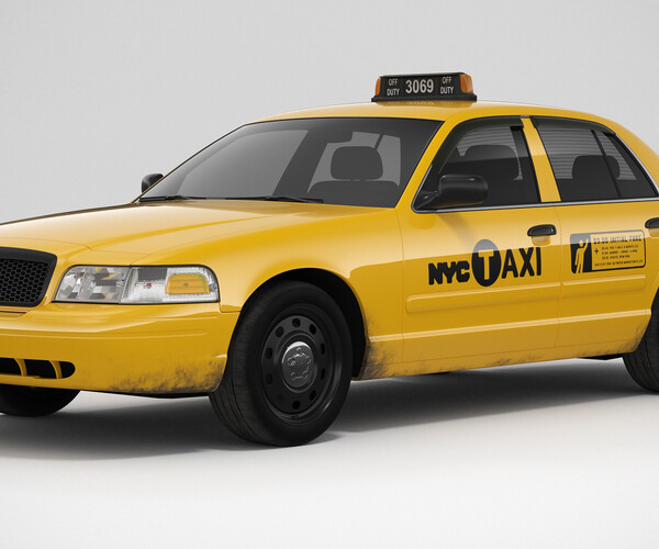 ArtStation - Ford Crown Victoria NYC Taxi | Resources