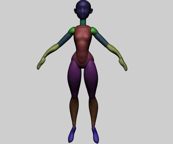 ArtStation - Base Cartoon Model | Resources