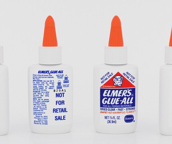 ArtStation Elmers Glue Bottle Resources   File 