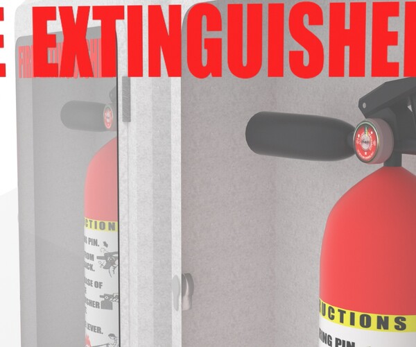 ArtStation - Fire Extinguisher Box | Resources