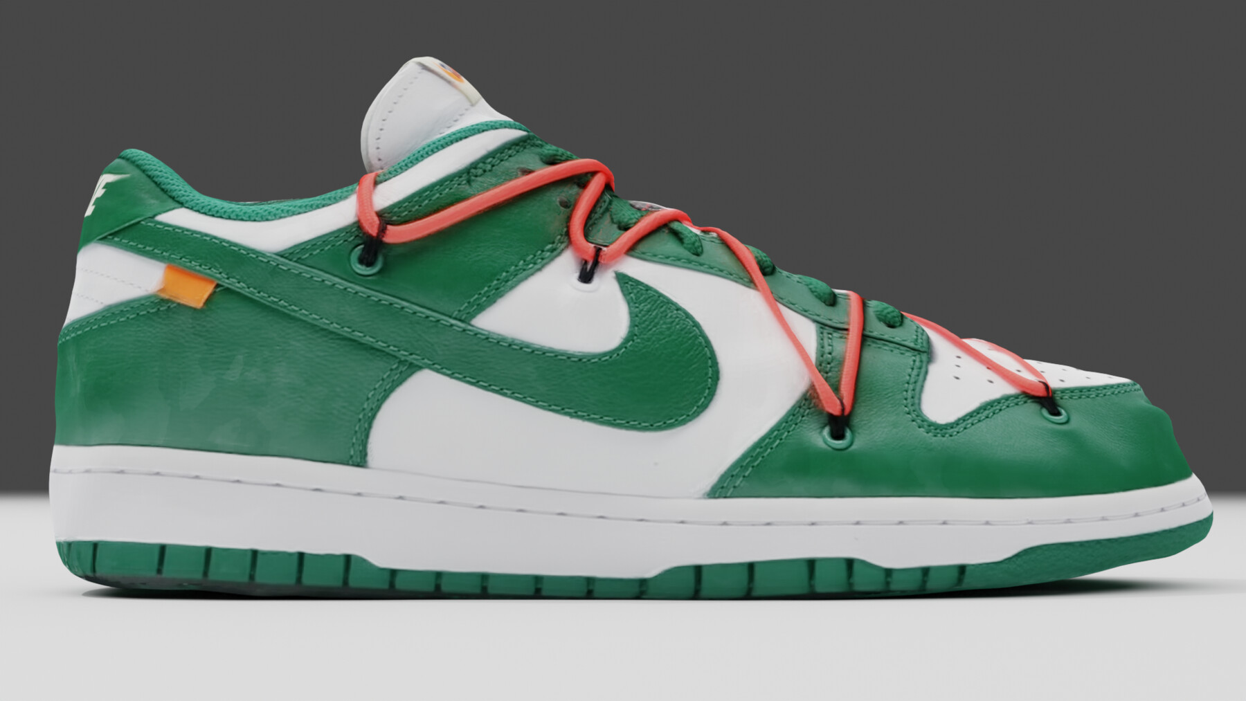 ArtStation - Nike Dunk Low Off-White Pine Green | Game Assets