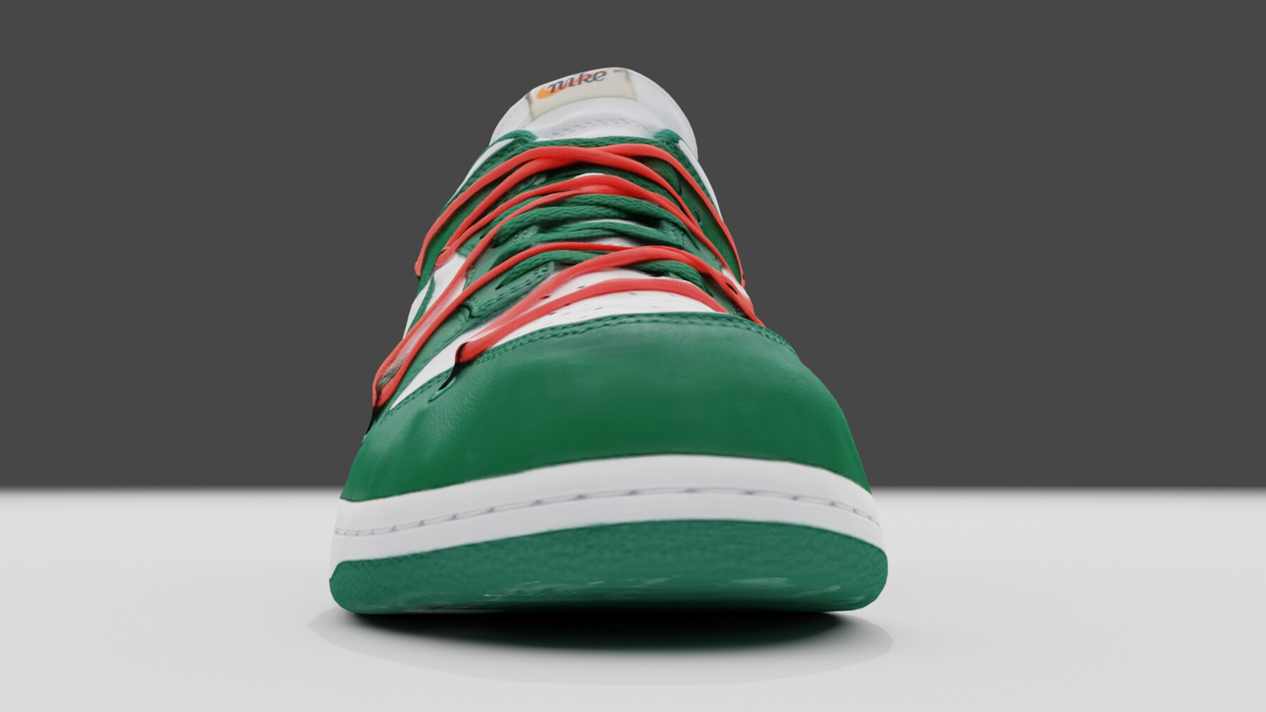 dunk pine green off white