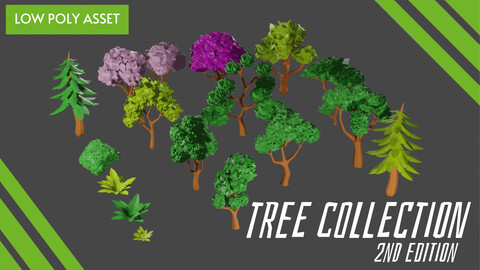 TREE COLLECTION (LOW POLY) 2nd EDITION