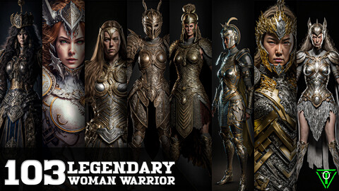 103 Legendary Woman Warrior (More Than 8K Resolution)