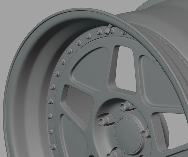 ArtStation - fifteen52 Tarmac R43 Hoonicorn Rim/Wheel 3D Model | Resources