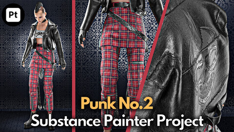 Punk No.2 : Substance Painter Project