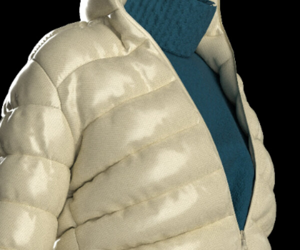 ArtStation - 3D WOMAN COAT | Resources