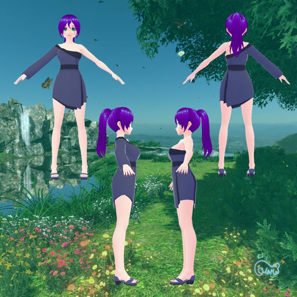 ArtStation - [Vroid] Comfortable and Stylish | Resources