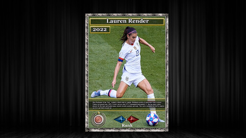 Sports Trading Card template