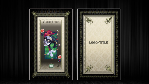 Game Card PSD Template