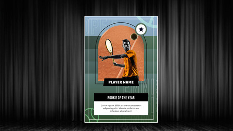 Sports Trading Card Photoshop template
