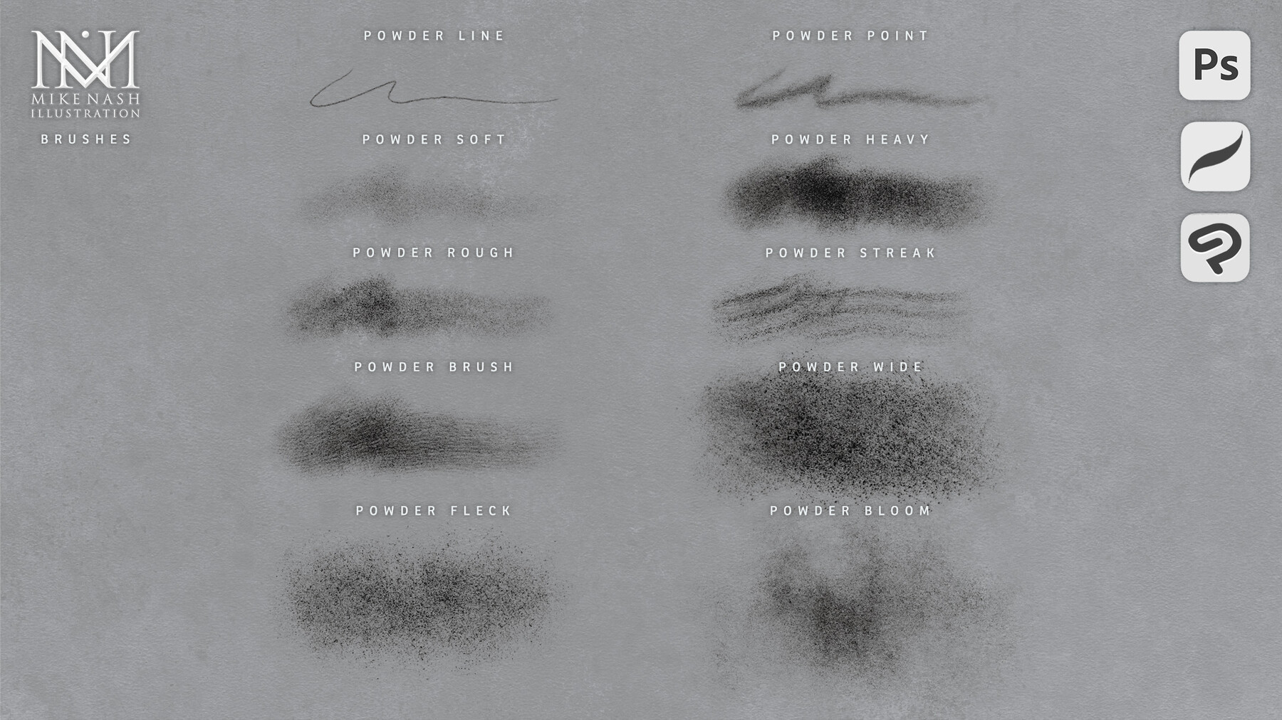 ArtStation Charcoal & Pastel Essentials 100 Digital Art Brushes