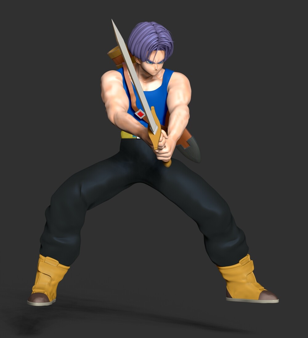 ArtStation Trunks Jump Force Resources