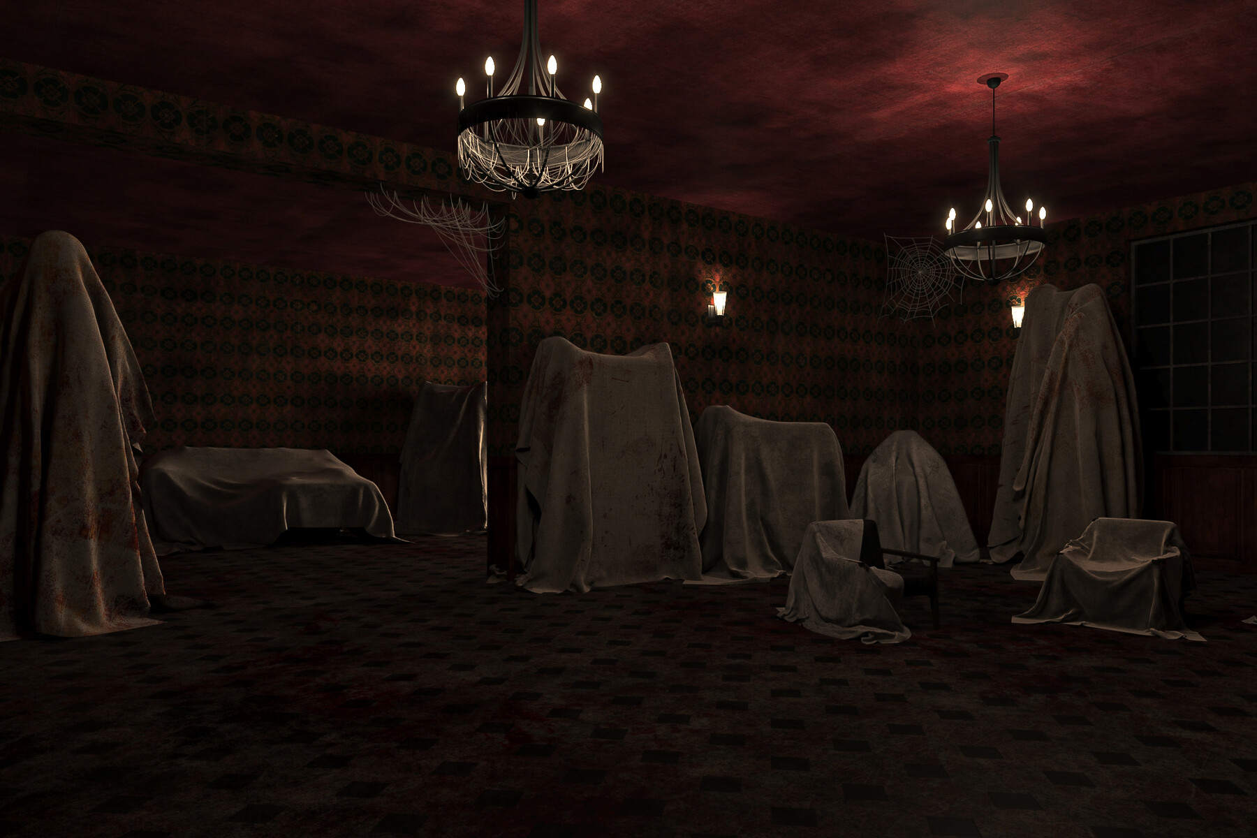 Horror Hotel Room in Environments - UE Marketplace