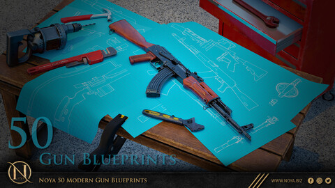 Noya 50 Modern Gun Blueprints