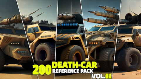 200 Death-Car Reference Pack Vol.01