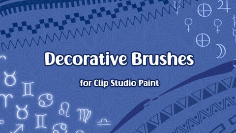 200+ Decoration Brushes for Clip Studio Paint