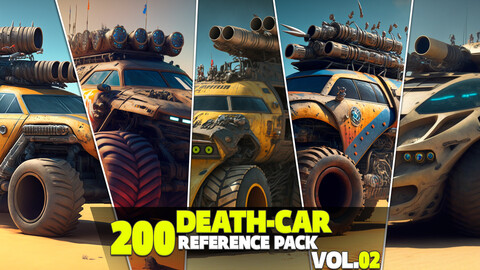 200 Death-Car Reference Pack Vol.02
