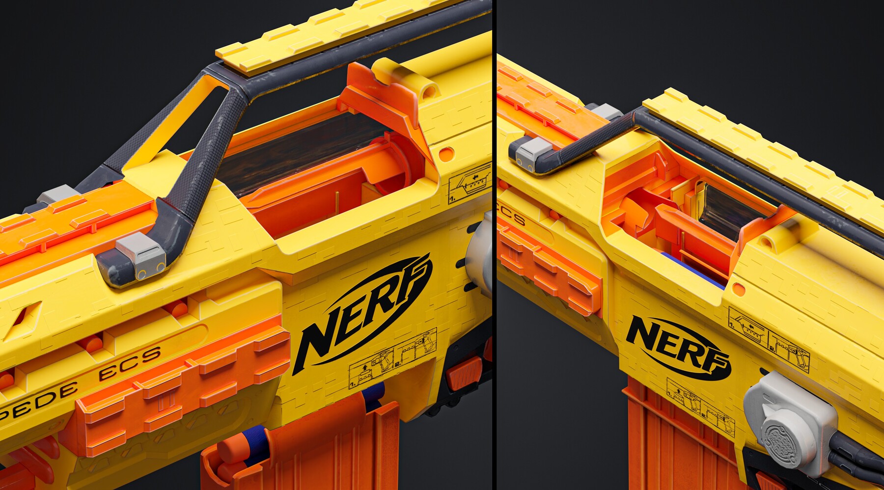 ArtStation - Nerf N-Strike Stampede ECS | Game Assets