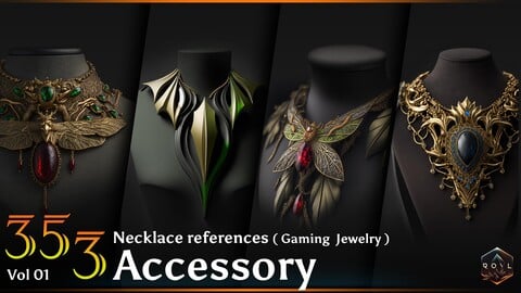 353 Accessory _ Necklace references ( Gaming  Jewelry ) Vol 01