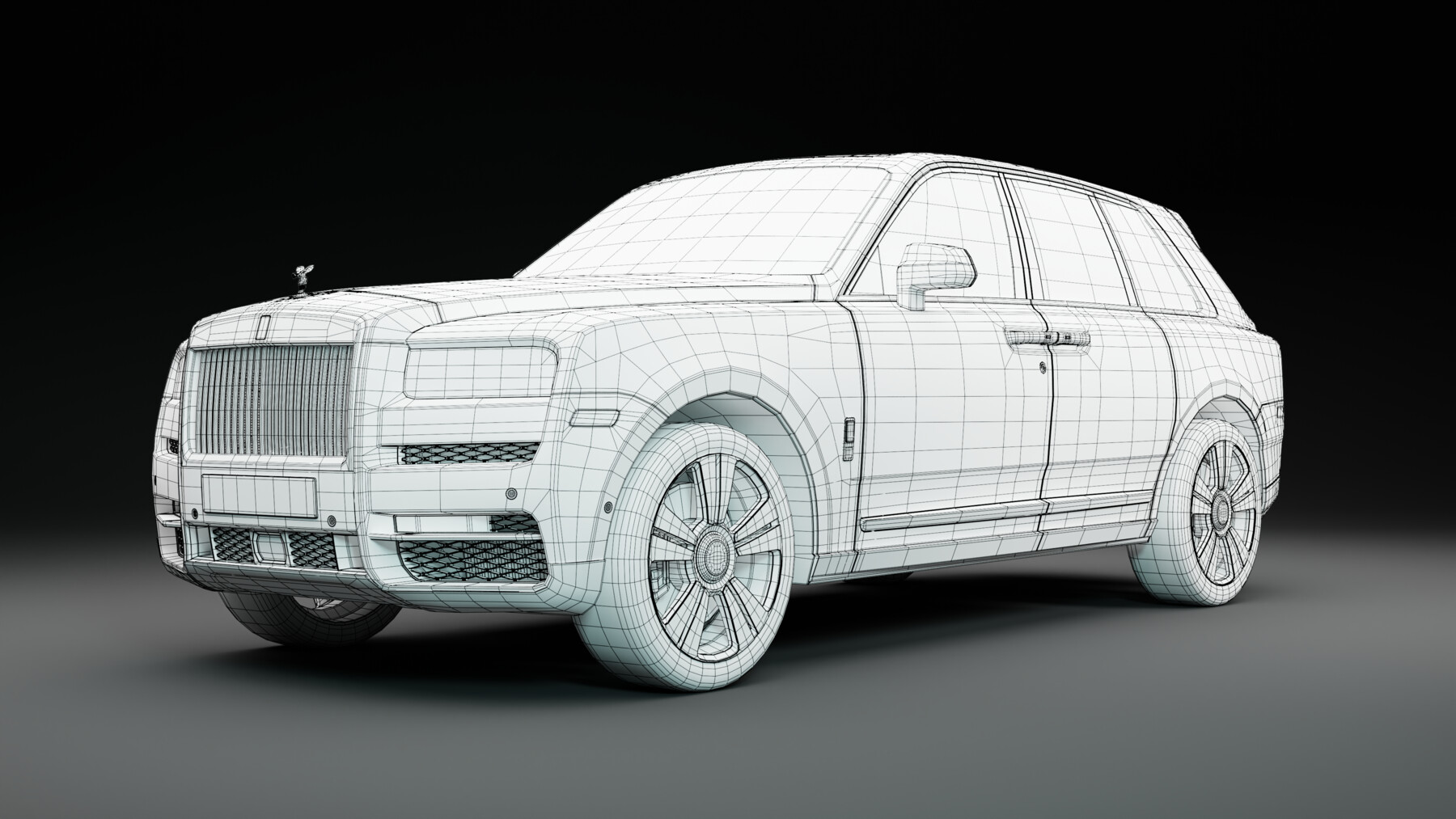 ArtStation - 3D Rolls-Royce Cullinan 2022 with textures | Game Assets