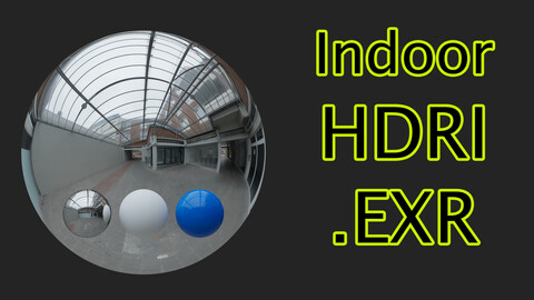 Indoor glass HDRI 4K .exr