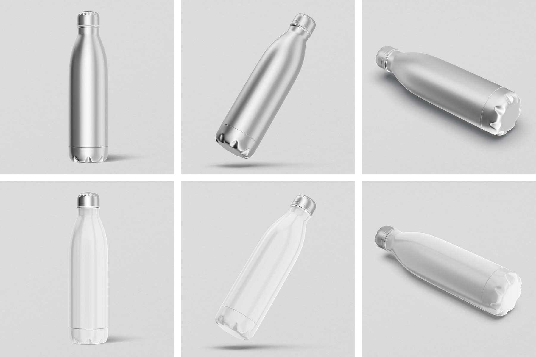 ArtStation Stainless Steel Bottle Mockup Artworks