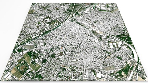 Cityscape Reims France