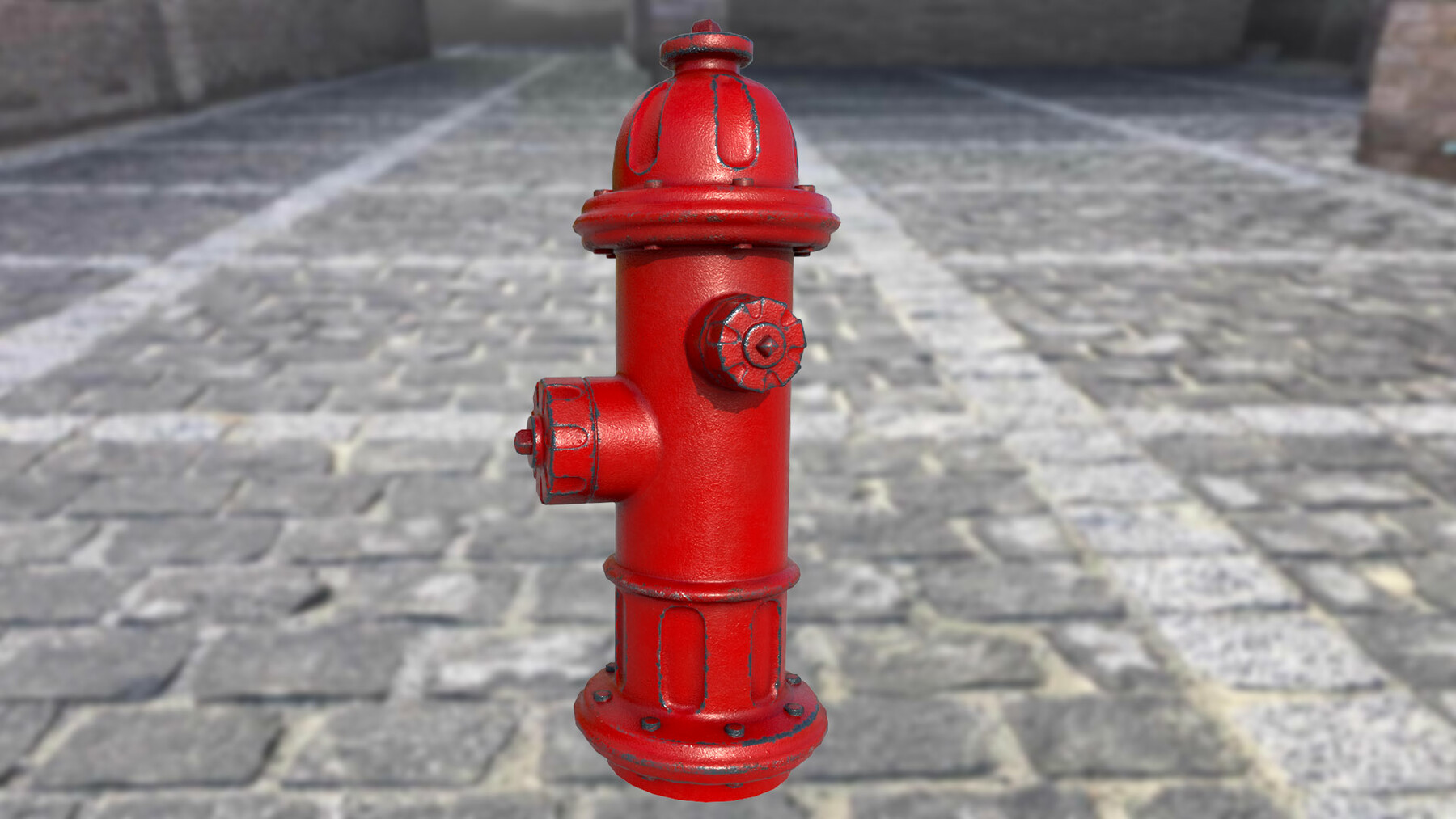 ArtStation - Hydrant PBR game ready Low-poly 3D model | Resources