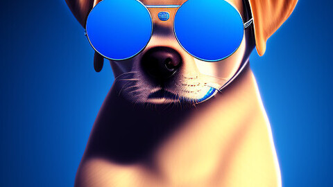 ArtStation - dog with glasses | Artworks