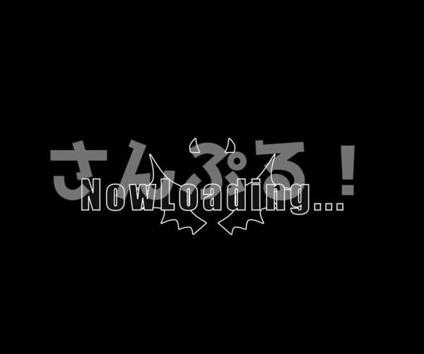 ArtStation NowLoading [Devil horn] Text animation/OBS/SLOBS/Youtuber