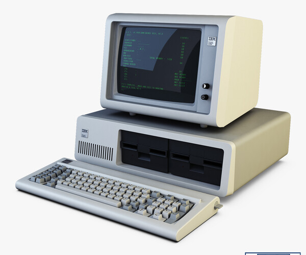 ArtStation - IBM 5150 Personal Computer | Resources