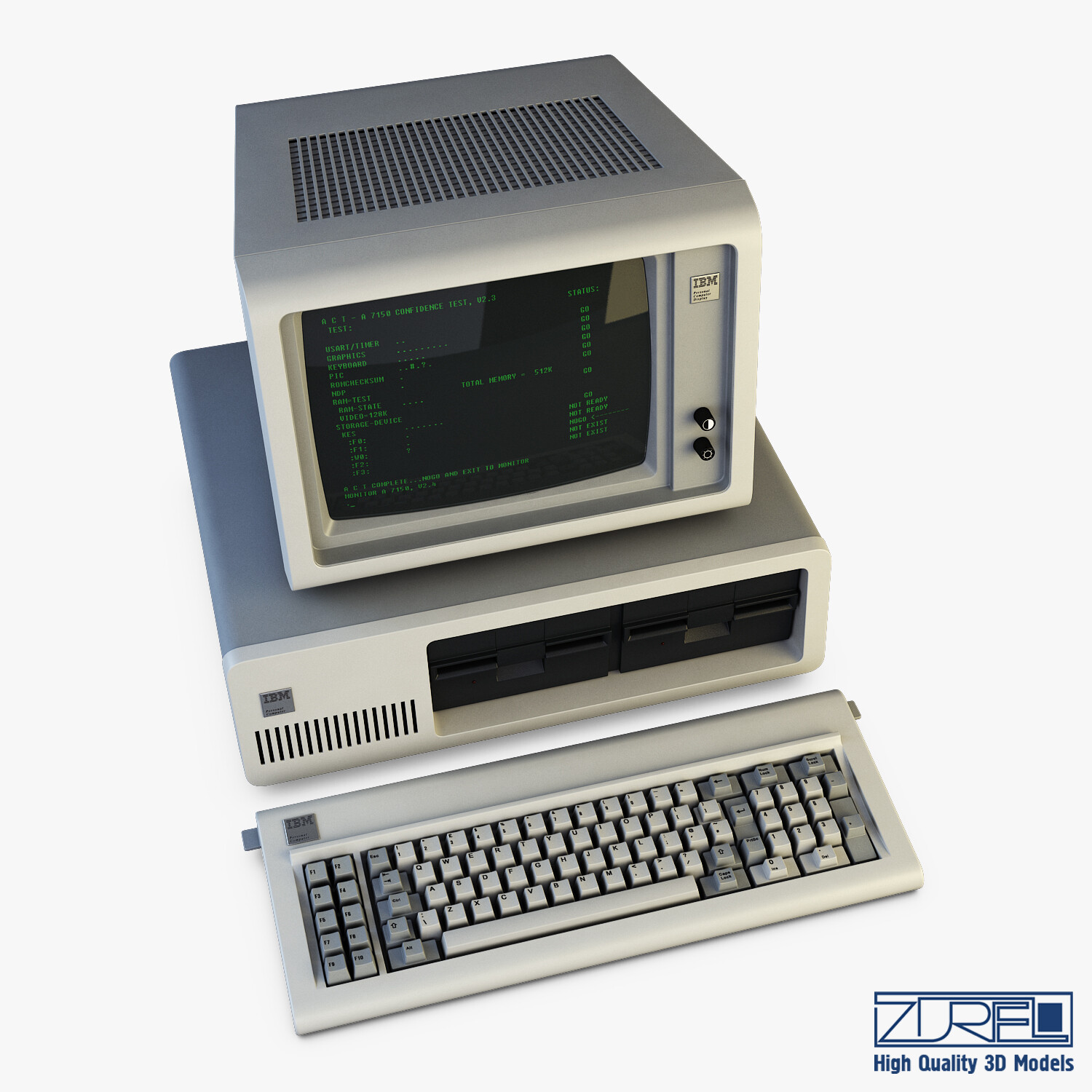 ArtStation - IBM 5150 Personal Computer | Resources