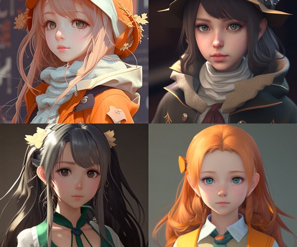 ArtStation - 3D Anime Girl | Artworks