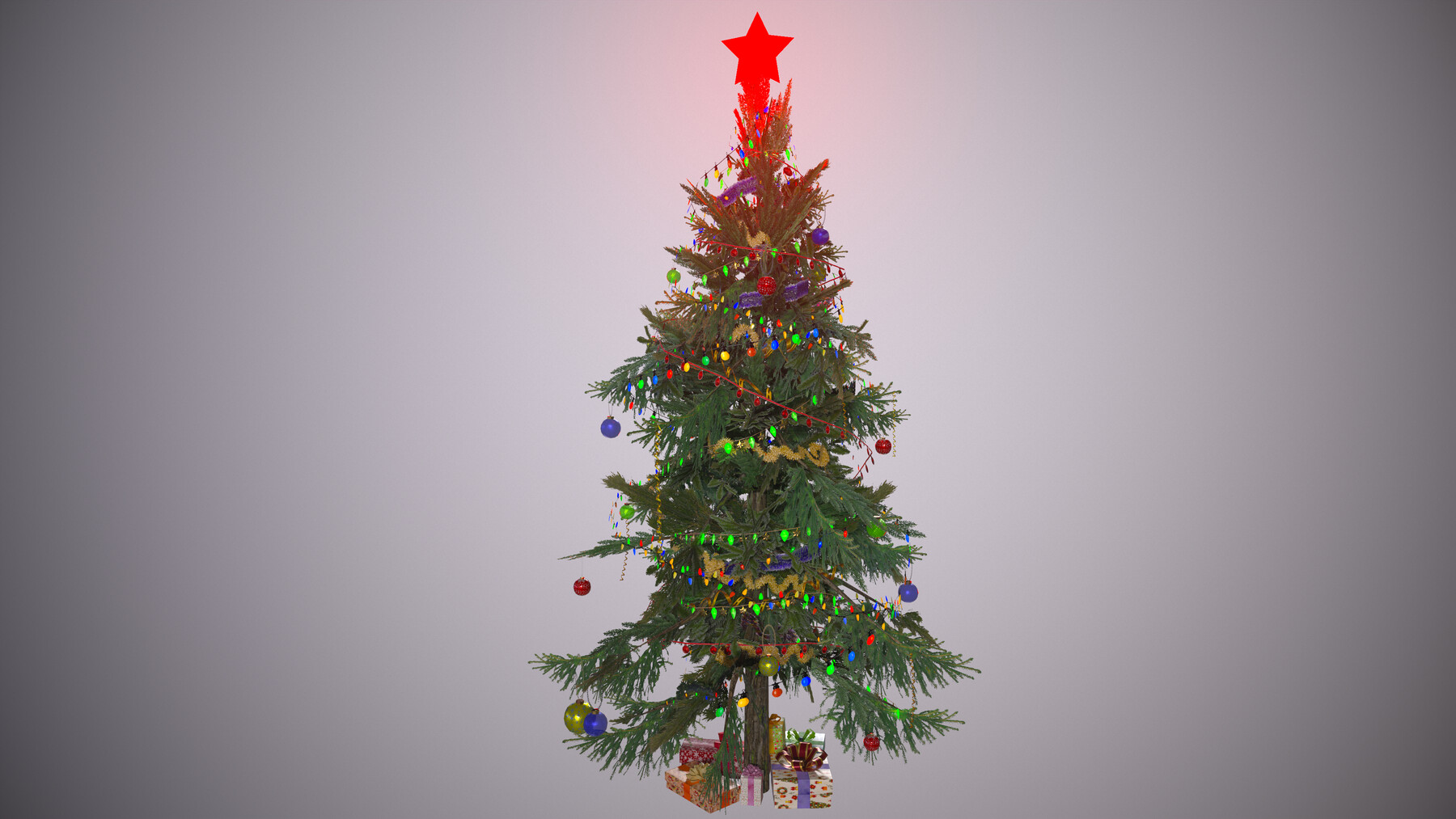 ArtStation - Christmas tree | Game Assets