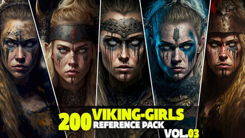 200 Viking-Girls Reference Pack Vol.03