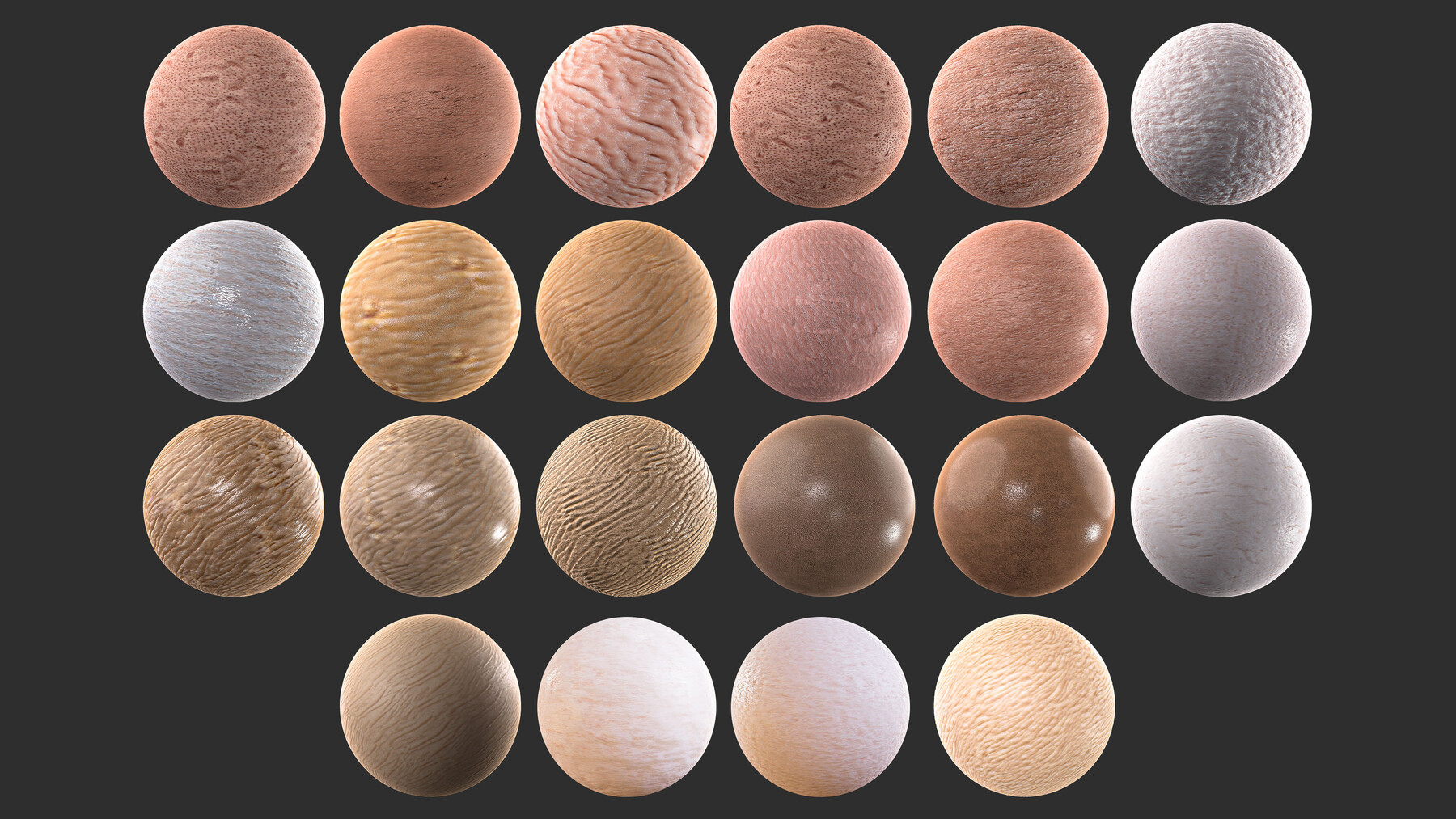 ArtStation 40 Hyper Realistic Seamless And Tileable PBR Skin Texture