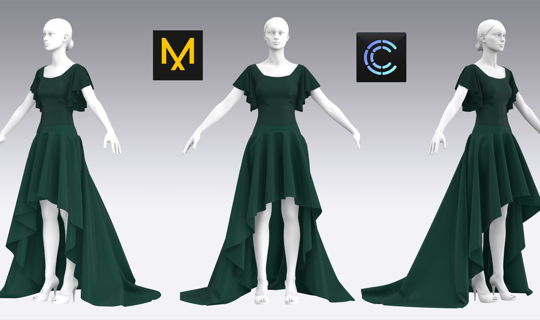 ArtStation - Dress Outfits MD CLO 3D ZPRJ ZPAC project files 3D model ...