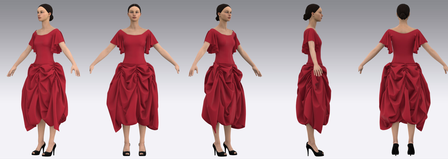 ArtStation - Dress Outfits MD CLO 3D ZPRJ ZPAC project files 3D model ...