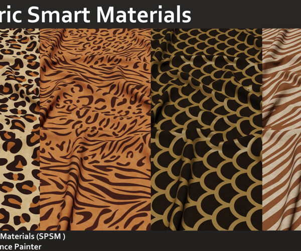 ArtStation - 40 Fabric Smart Materials (Animal skin fabric) _Vol3 ...