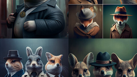 Animals as gangsters