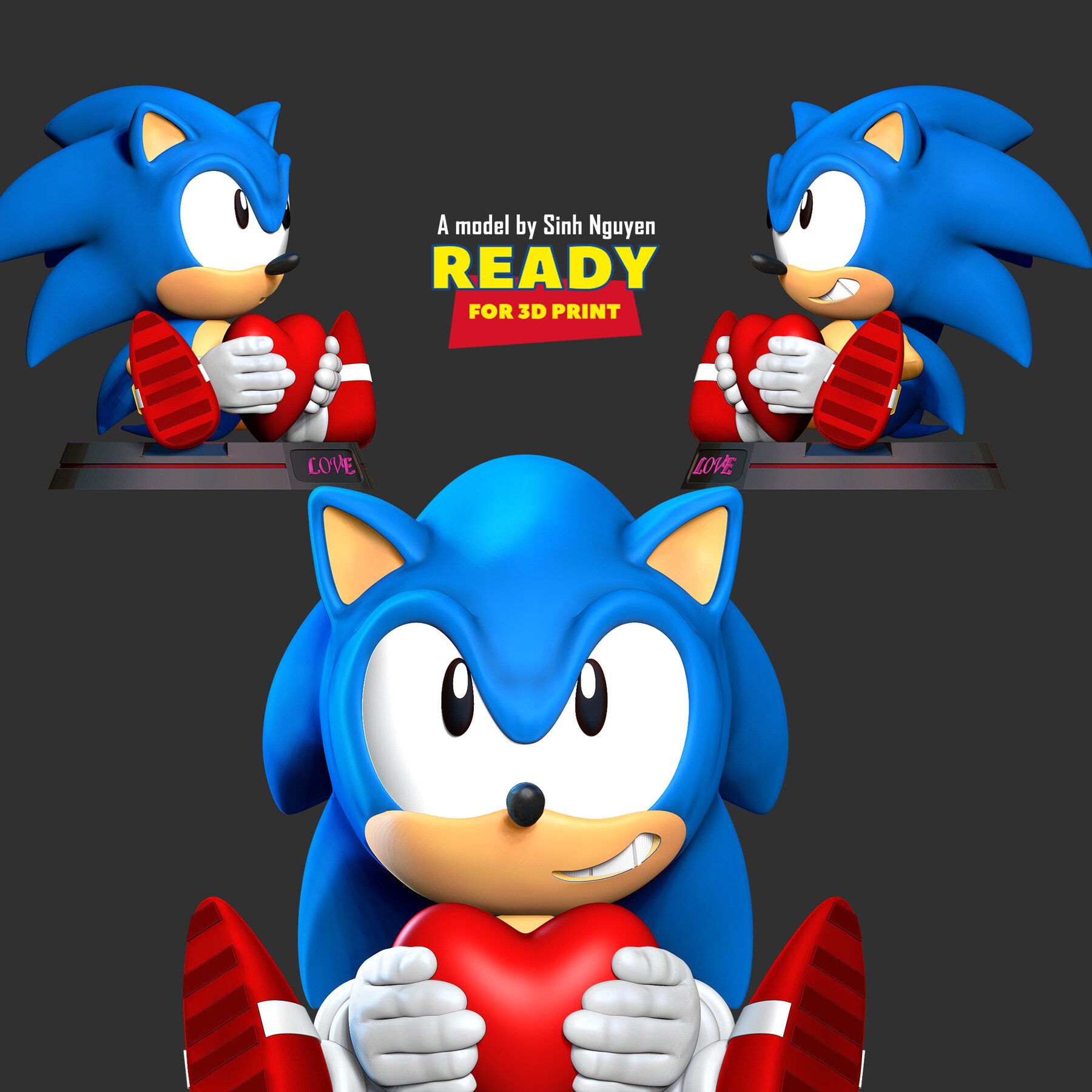 ArtStation - Sonic with Valentine's Day | Resources