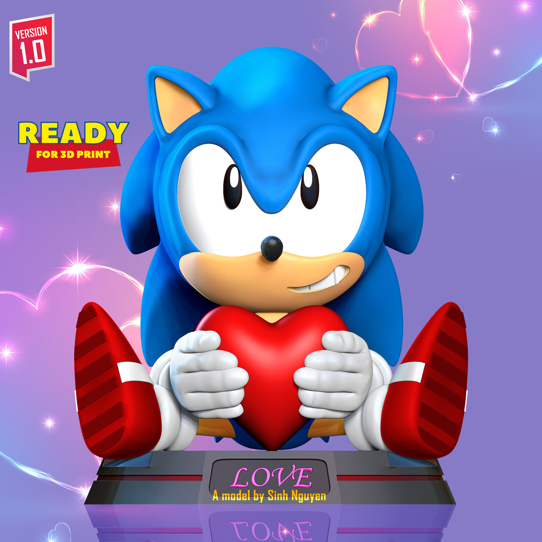 ArtStation - Sonic with Valentine's Day | Resources