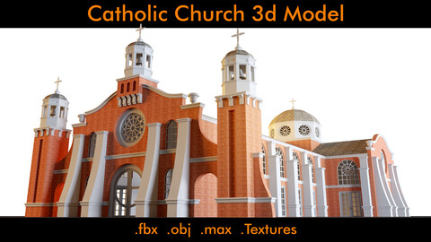 Catholic Church- 3d Model