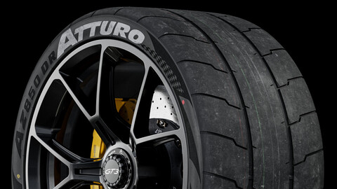 Atturo AZ850DR (Drag Radial Tire) • 315/35 ZR20 (110Y) XL • (Real World Details)