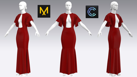 Dress Outfits MD CLO 3D ZPRJ ZPAC project files 3D model
