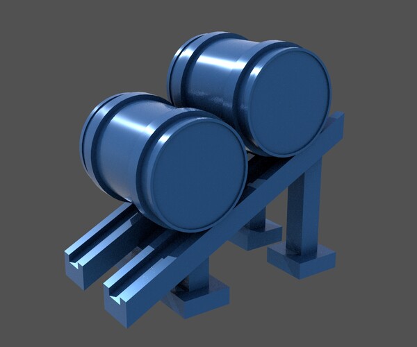 ArtStation - WW2 Littorio Class depth charges aft 1-200 scale - 3D ...
