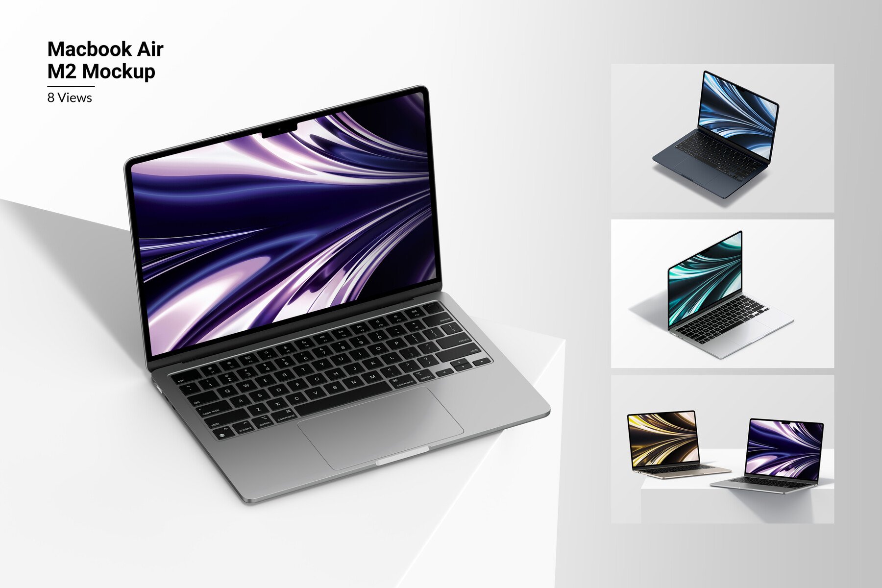 ArtStation - Macbook Air M2 Mockup | Artworks